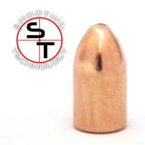 Copper Plated Bullet 9 mm RN 160 grains