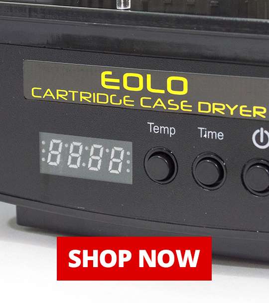 Cartridge case dryer EU Intra Community Shooting Technology