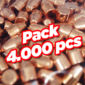 Diamond copper plate bullet TC 4000 pcs