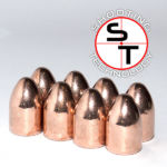 9 mm caliber RN Black Ace Copper Plate Bullets