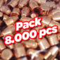 Diamond copper plate bullet TC 8000 pcs